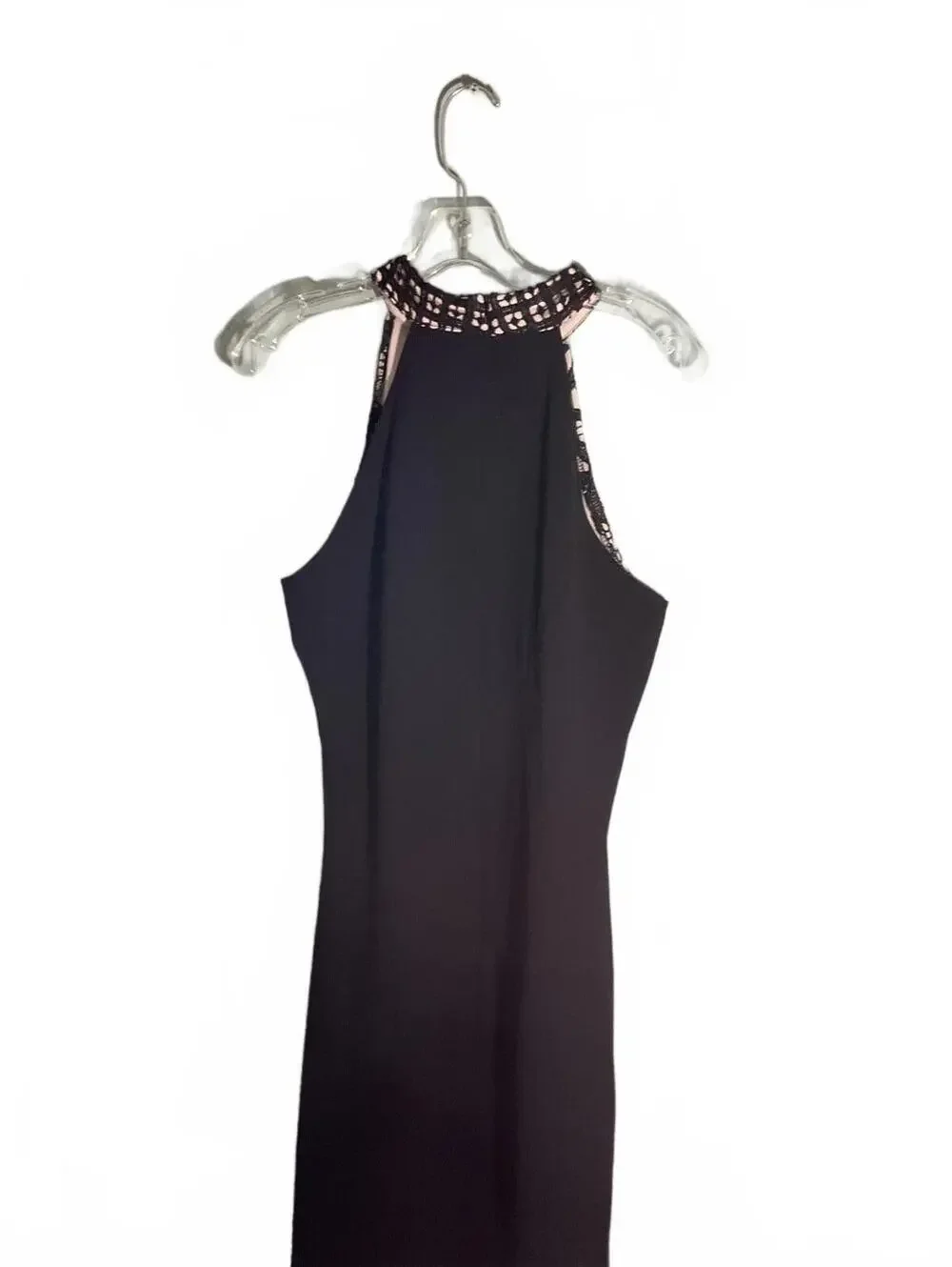 Elly Bazaar Black Lace Midi Dress with Sleeveless Design Large - Picture 9 of 11